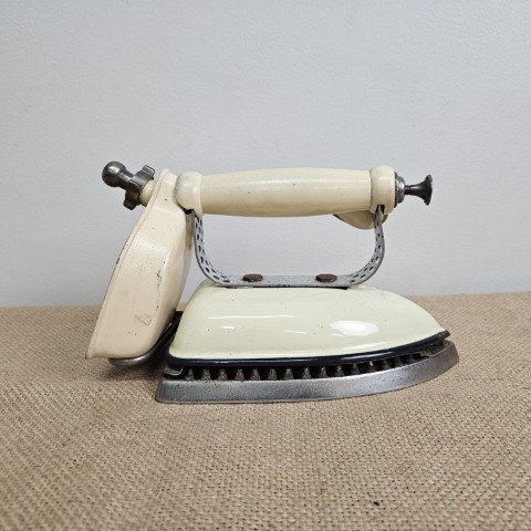 Vintage Enamel Steam Iron