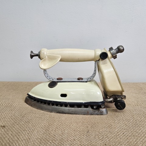 Vintage Enamel Steam Iron
