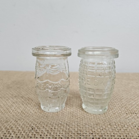 Set of 2 - Pecks Jar Bottles