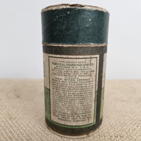 Vintage Edison Amberol Record