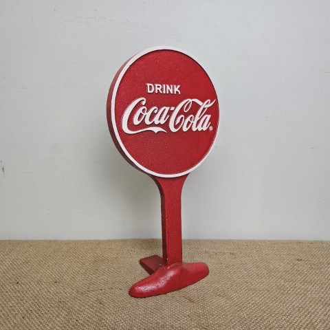 Cast Iron Coca-Cola Doorstop