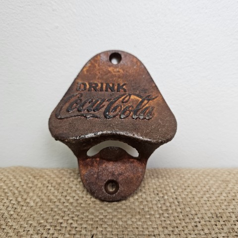 Cast Iron Rustic Coca-Cola Bottle Opener