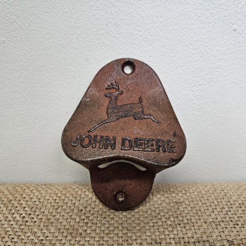 Cast Iron Rustic John Deere Bottle Opener