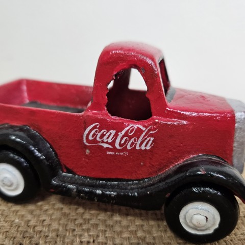 Cast Iron Coca-Cola Car