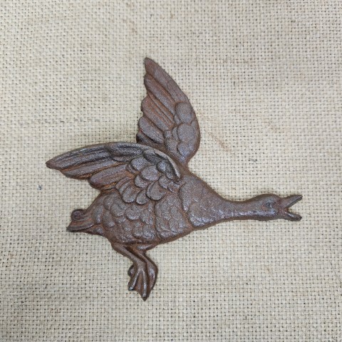 Cast Iron Flying Swan
