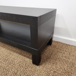 Ex Ikea Black Lowline Entertainment Unit