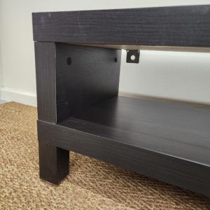 Ex Ikea Black Lowline Entertainment Unit