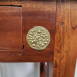 Vintage Lamp Table with Single Drawer