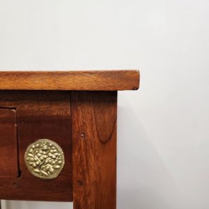 Vintage Lamp Table with Single Drawer