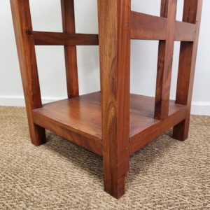 Vintage Lamp Table with Single Drawer