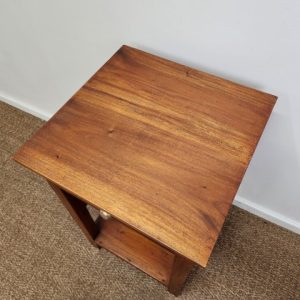 Vintage Lamp Table with Single Drawer