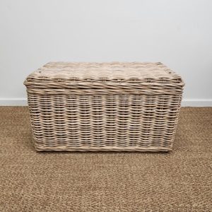 Large Grey Cane Storage Trunk