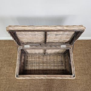 Large Grey Cane Storage Trunk