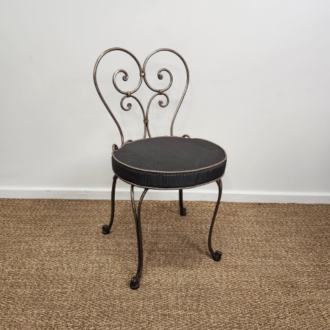 'Le Farge' Ornate Wrought Iron Chair