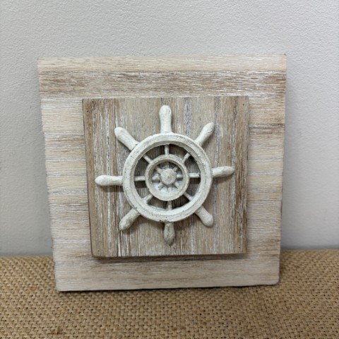 Coastal Ship's Wheel Wall Art