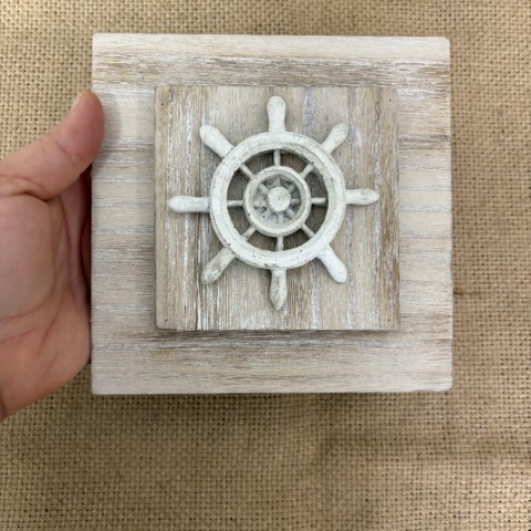 Coastal Ship's Wheel Wall Art