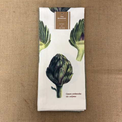 Set of 2 Cotton Artichoke Tea Towels