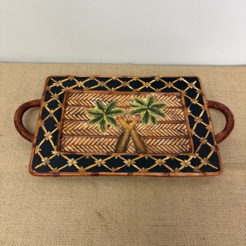 Tropical Ceramic Tray