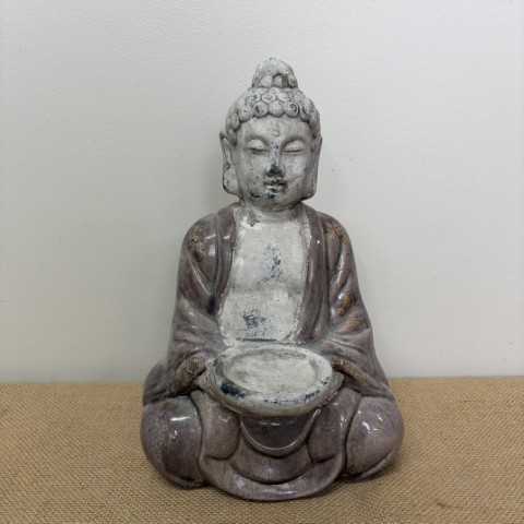 Ceramic Buddha Candle Holder